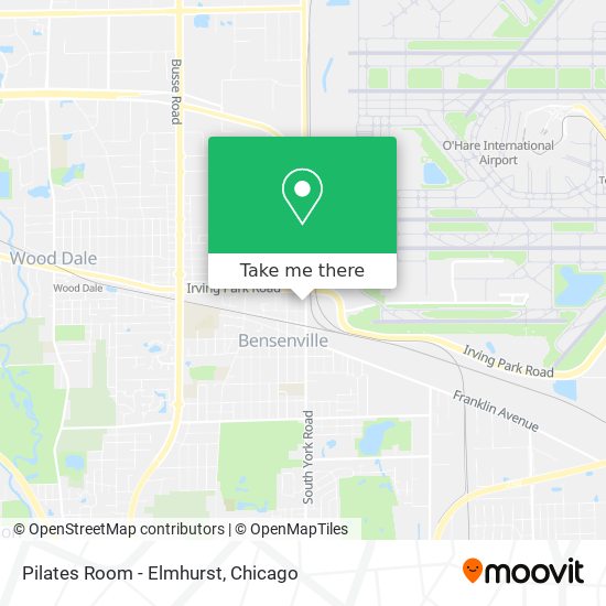 Pilates Room - Elmhurst map