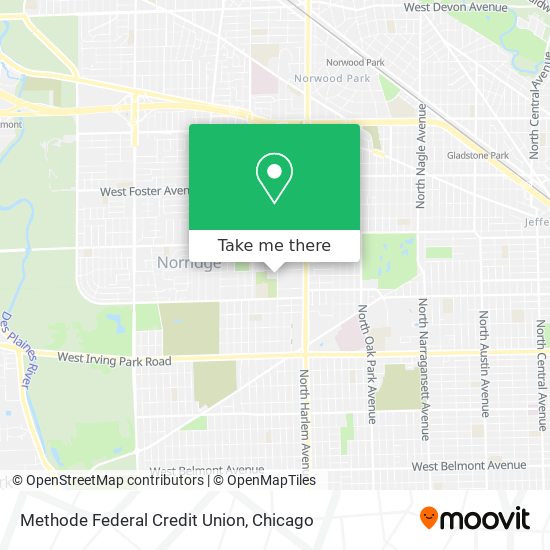 Methode Federal Credit Union map