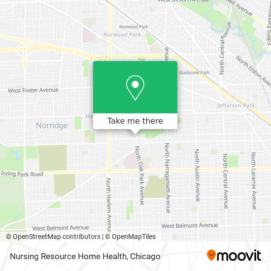 Mapa de Nursing Resource Home Health