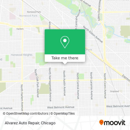 Mapa de Alvarez Auto Repair