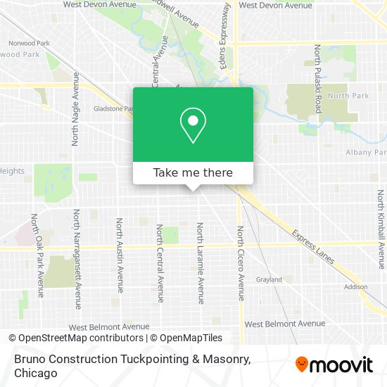 Bruno Construction Tuckpointing & Masonry map