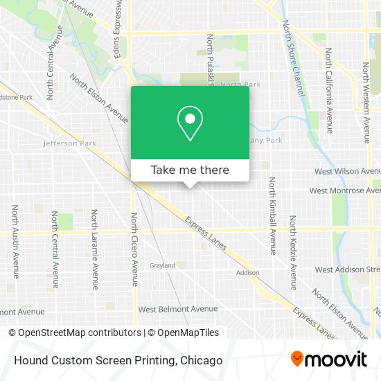 Hound Custom Screen Printing map