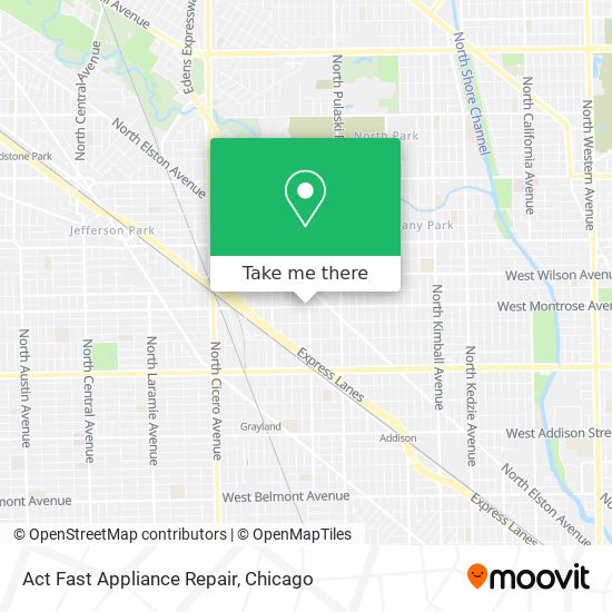 Act Fast Appliance Repair map