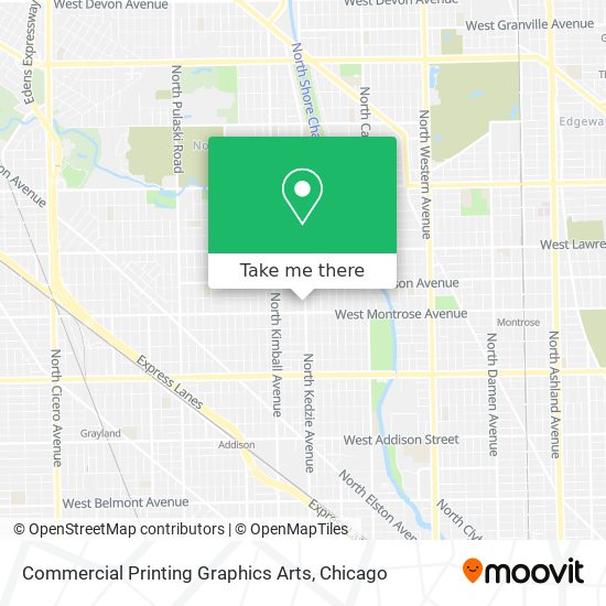 Mapa de Commercial Printing Graphics Arts