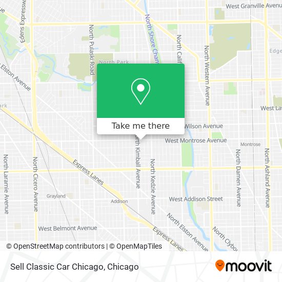 Mapa de Sell Classic Car Chicago