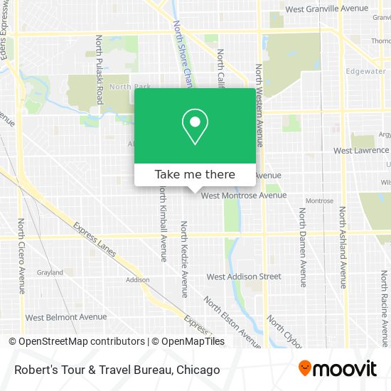 Robert's Tour & Travel Bureau map
