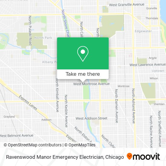 Mapa de Ravenswood Manor Emergency Electrician