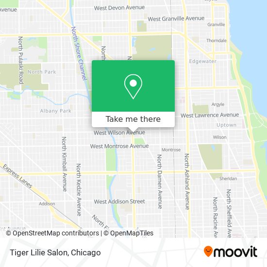 Mapa de Tiger Lilie Salon
