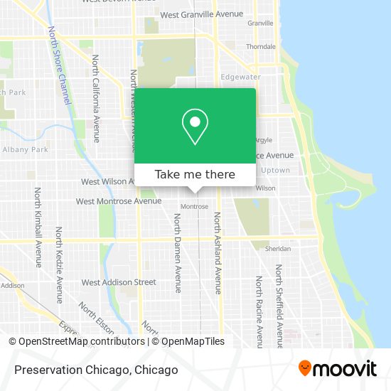 Preservation Chicago map