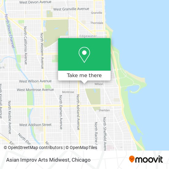 Asian Improv Arts Midwest map
