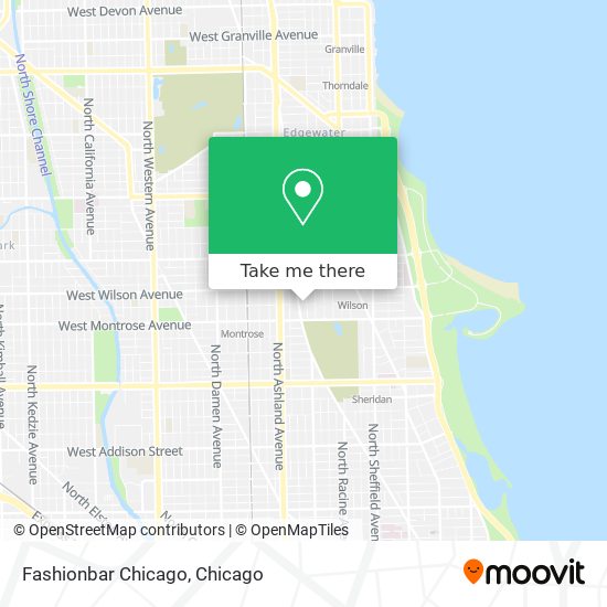 Fashionbar Chicago map