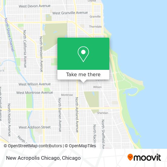 New Acropolis Chicago map