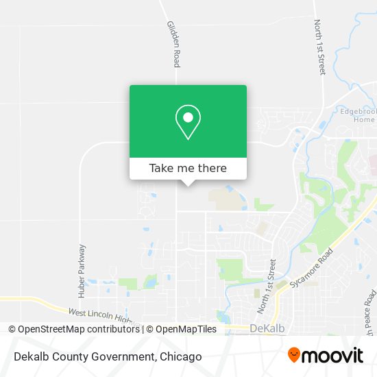 Dekalb County Government map