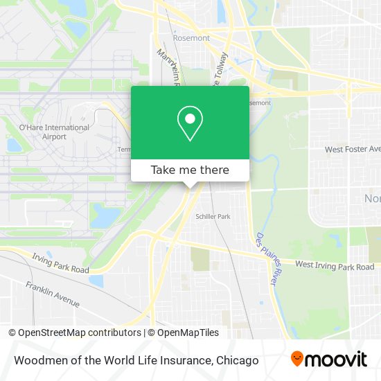 Woodmen of the World Life Insurance map