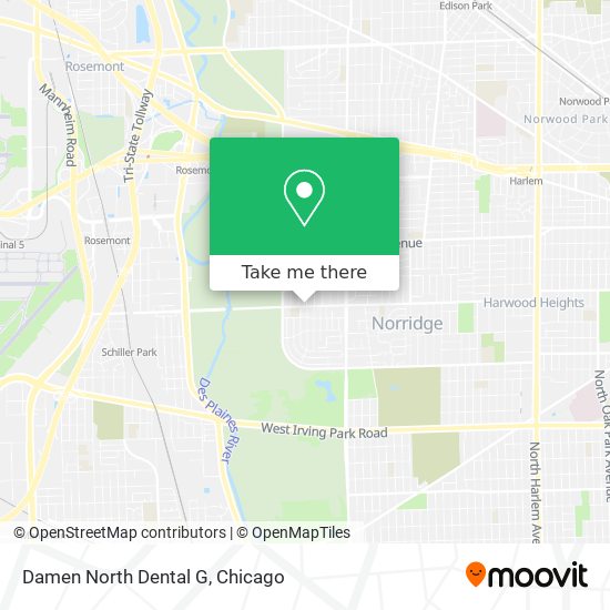 Damen North Dental G map