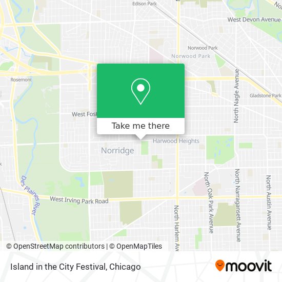 Island in the City Festival map