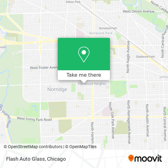 Flash Auto Glass map