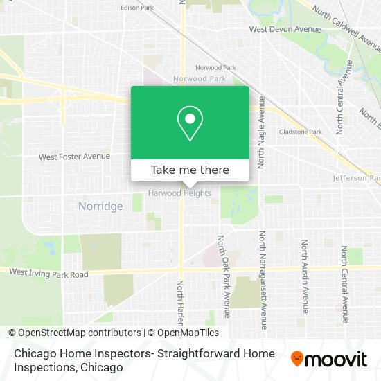 Chicago Home Inspectors- Straightforward Home Inspections map