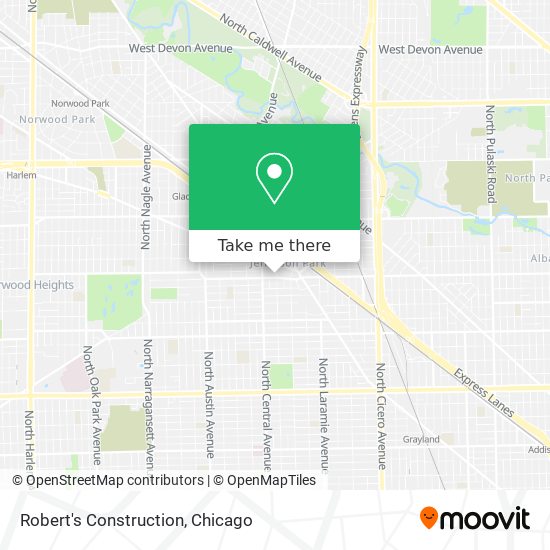 Mapa de Robert's Construction