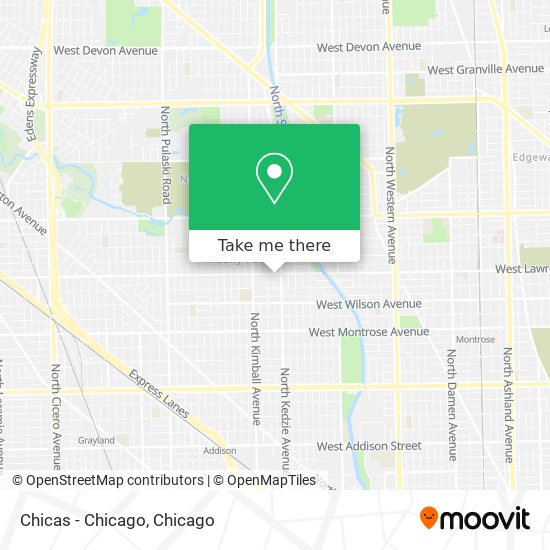Chicas - Chicago map