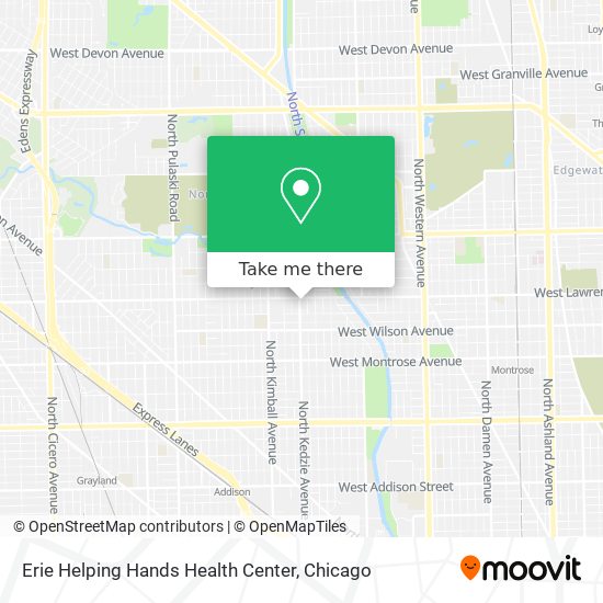 Erie Helping Hands Health Center map