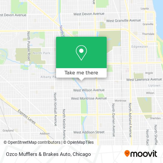 Ozco Mufflers & Brakes Auto map