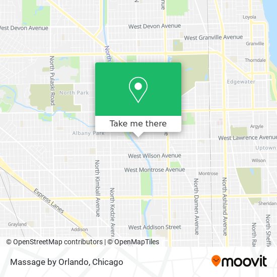 Massage by Orlando map