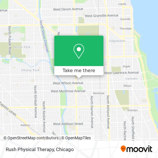 Rush Physical Therapy map