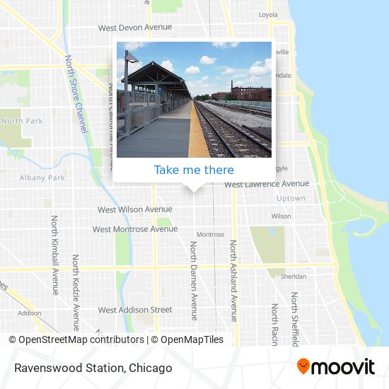 Ravenswood Station map