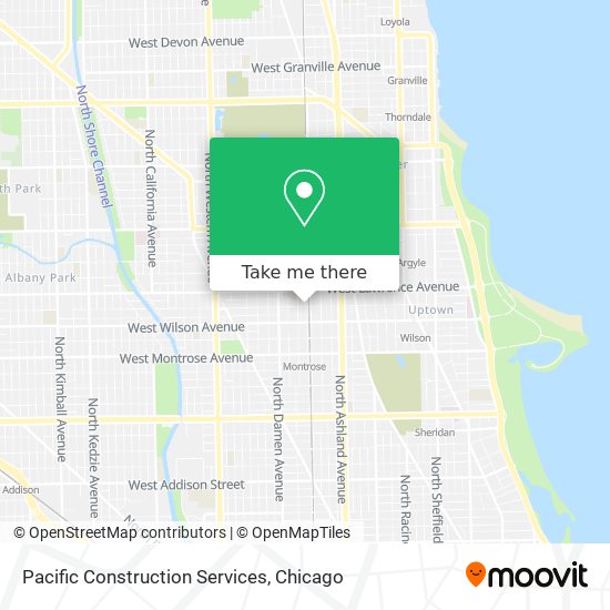 Pacific Construction Services map