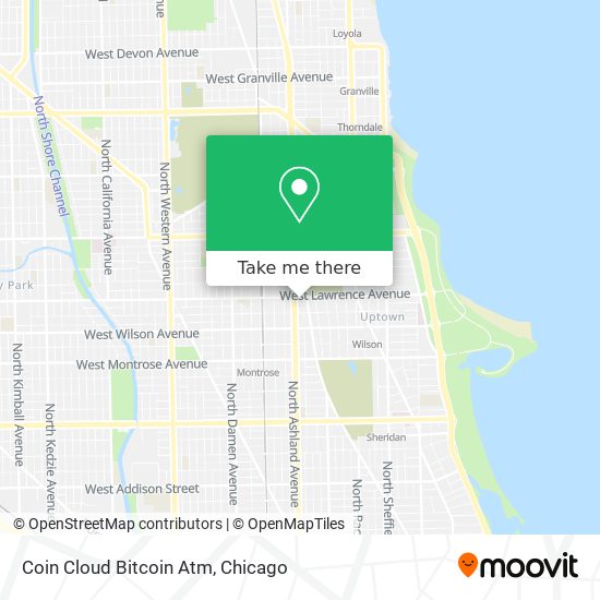 Coin Cloud Bitcoin Atm map