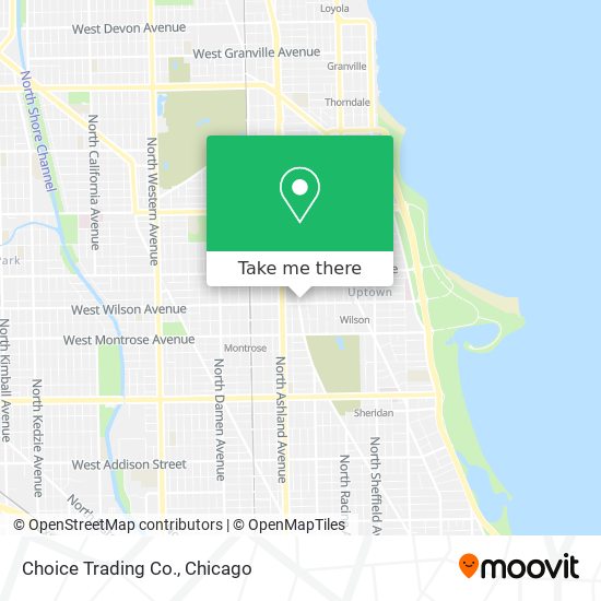 Choice Trading Co. map