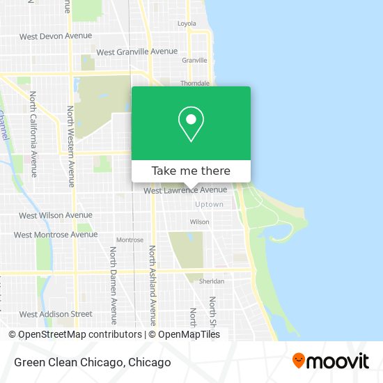 Mapa de Green Clean Chicago