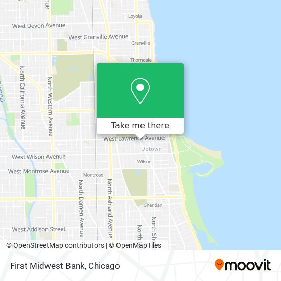 First Midwest Bank map