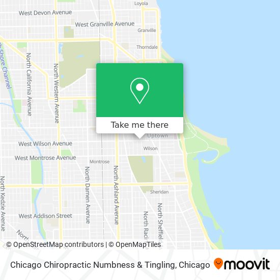 Mapa de Chicago Chiropractic Numbness & Tingling