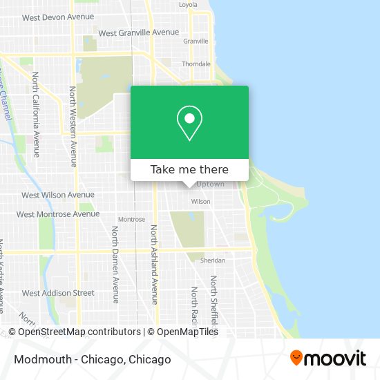 Modmouth - Chicago map
