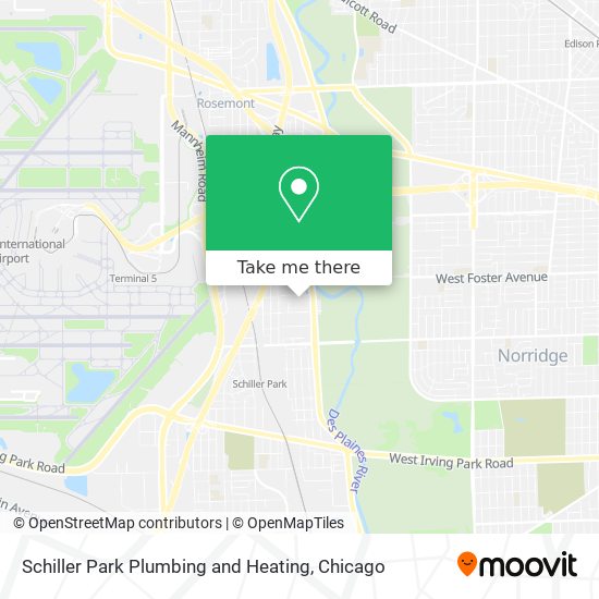 Schiller Park Plumbing and Heating map