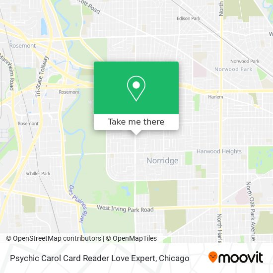 Mapa de Psychic Carol Card Reader Love Expert