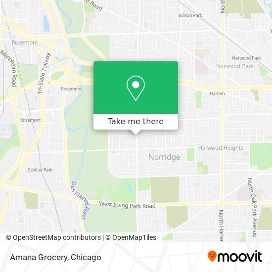 Amana Grocery map
