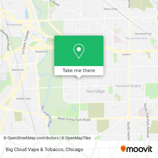 Big Cloud Vape & Tobacco map