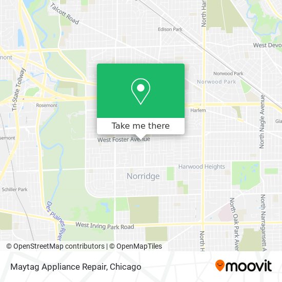 Mapa de Maytag Appliance Repair