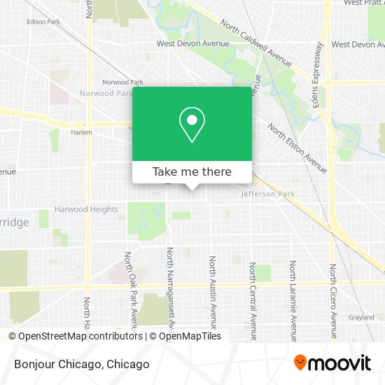 Mapa de Bonjour Chicago