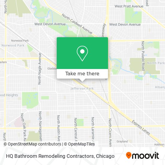 HQ Bathroom Remodeling Contractors map