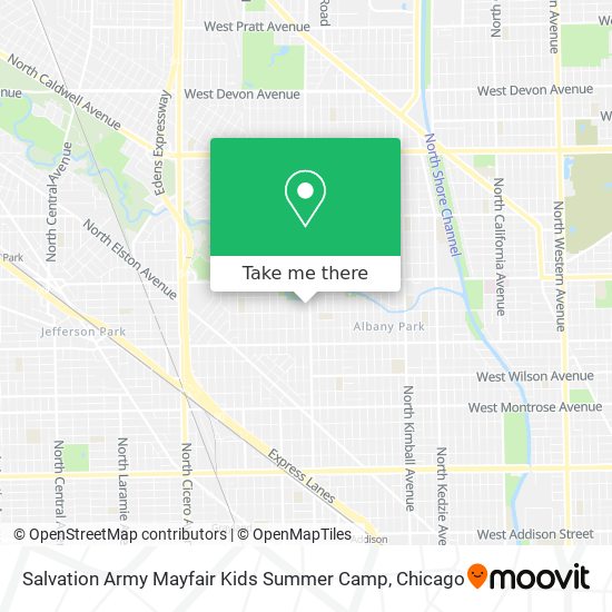 Mapa de Salvation Army Mayfair Kids Summer Camp