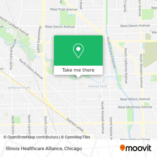 Illinois Healthcare Alliance map