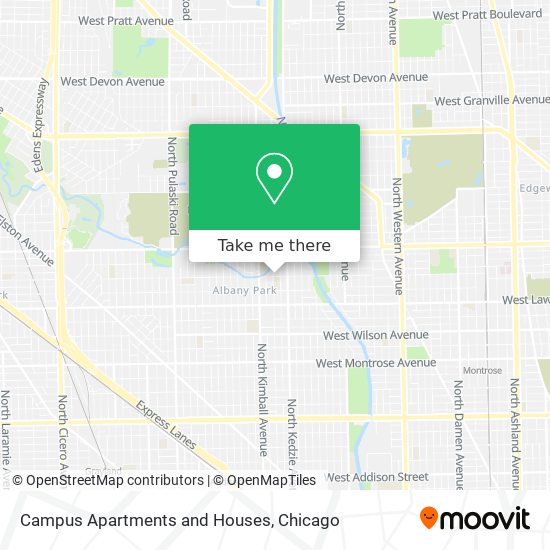 Campus Apartments and Houses map