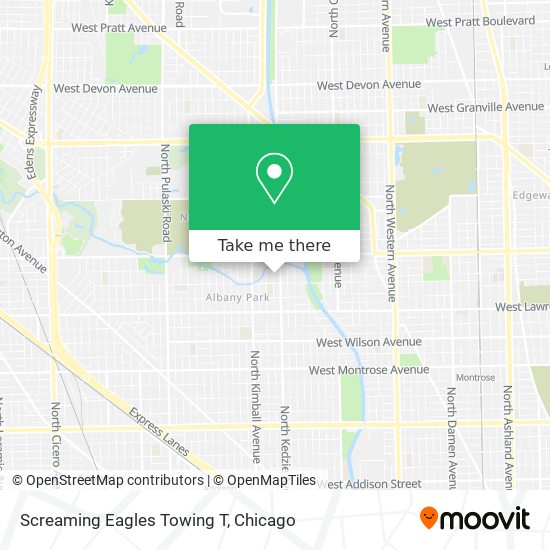 Screaming Eagles Towing T map
