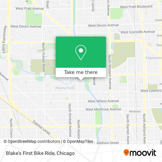 Mapa de Blake's First Bike Ride