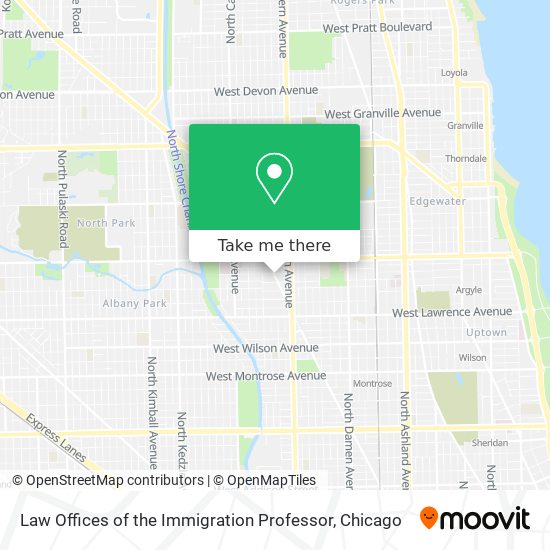 Mapa de Law Offices of the Immigration Professor