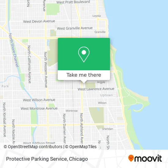 Protective Parking Service map